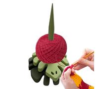 Porte-fils | Porte-fils De Rotation Pour Le Crochet | Spinner De Fil En Bois Portable | Accessoires De Stand Imprimé 3D Pour La Bobine À Tricot Coudre Artisanat Arts Adultes Débutants Crocheters Voyag