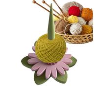 Porte-fils | Porte-fils De Rotation Pour Le Crochet | Spinner De Fil En Bois Portable | Accessoires De Stand Imprimé 3D Pour La Bobine À Tricot Coudre Artisanat Arts Adultes Débutants Crocheters Voyag