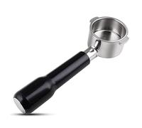 Porte-filtre 51 mm pour Delonghi ECP3420/EC155/BCO430/EC260, porte-filtre sans fond de 51 mm à 2 oreilles, pièces de rechange en acier inoxydable pour poignée Delonghi