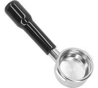 porte-filtre 58 mm, porte-filtre sans fond, 2 oreilles, acier inoxydable, accessoires amovibles pour machine à café Breville 9 Series, noir