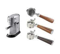 Porte-filtre À Café 51 Mm, Double Bec Verseur, Compatible Avec Les Machines À Expresso Delonghi EC680 EC685, Accessoires De Remplacement, Panier Filtrant, Outils De Barista(Ivory,Capacity 8-10g(1pc))