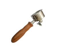 Porte-filtre à café 54 mm à double bec verseur et poignée, compatible avec les machines à expresso Breville séries BES870/878/880.(Rosewood handle D)