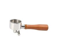 Porte-filtre À Café 54 Mm, Compatible Avec Les Machines À Café Expresso Breville 870/875/878/880 (double Ouverture).(E red wood,Only handle)