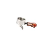 Porte-filtre À Café À 2 Oreilles De 51 Mm, Poignée À Café À Double Bouche En Acier Inoxydable, Compatible Avec Delonghi, EC221 ECO311 EC156B Avec Panier(SET L)