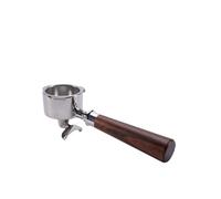 Porte-filtre À Café À Double Bec De 51mm, Compatible For Delonghi, Panier De Filtre De Remplacement EC680 EC310, Poignée De Machine À Expresso, Accessoires De Café(51MM 3Ear RosewoodC)