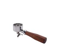 Porte-filtre À Café À Double Bec De 51mm, Compatible For Delonghi, Panier De Filtre De Remplacement EC680 EC310, Poignée De Machine À Expresso, Accessoires De Café(51MM 2Ear RosewoodE)