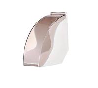 Porte-filtre à café avec couvercle anti-poussière, boîte de rangement for filtres à café en V/cône, décoration for cafés, maison et bureau(White)