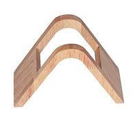 Porte-filtre à café en bambou, support pour récipient de papier filtre conique pour la cuisine, le bar et les cafés à domicile, organisateur de filtres en bois naturel au design él