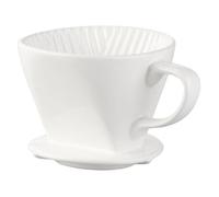 Rosenstein & Söhne Porte-filtre à café en porcelaine pour filtre taille 2
