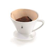 Porte-filtre à café SANDRO, taille 2, porcelaine