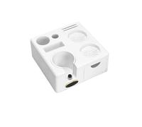 Porte-filtre À Café Sans Fond 51mm, Nu, Compatible Avec Delonghi, Compatible Avec Dedica, Accessoires De Machine À Expresso EC680 EC685(51mm Tamper Station WH)