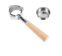 Porte-filtre À Café Sans Fond 54 Mm À 3 Oreilles, Compatible Avec Breville, Sage, 870, 878 Et 880. Panier-filtre De Rechange, Outil Barista, Accessoire For Espresso.(54MM 3-Ear-Beech-A)