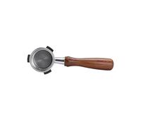 Porte-filtre À Café Sans Fond 54 Mm, Compatible Avec Les Machines Expresso Breville Sage 870 878 880(54MM Wood(Red) C)
