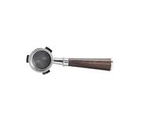 Porte-filtre À Café Sans Fond 54 Mm, Compatible Avec Les Machines Expresso Breville Sage 870 878 880(54MM Wood (Black))