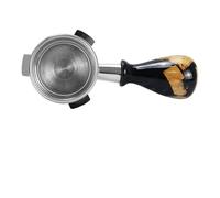 Porte-filtre À Café Sans Fond 54 Mm, Double Bec Verseur Nu Avec Poignée Cyrus, Compatible Avec Les Machines À Expresso Breville 870, 878 Et 879. Accessoires For Barista.(54mm Bottomless AL B)