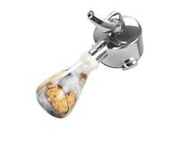 Porte-filtre À Café Sans Fond 54 Mm, Double Bec Verseur Nu Avec Poignée Cyrus, Compatible Avec Les Machines À Expresso Breville 870, 878 Et 879. Accessoires For Barista.(54mm Double Spout W)