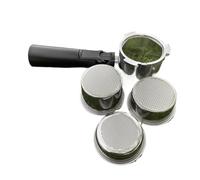 Porte-filtre à café sans fond de 51 mm avec panier for 1, 2 ou 4 tasses, compatible avec les machines à café Homix Hibrew H11, Oster et Cecotec 1101.(With 1 2 4 basket)