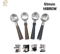 Porte-filtre à café sans fond de 51 mm compatible avec HIBREW H10B/H11/H8A, kitfort, Mr. Machine à expresso Sangkee ESS5, em450m avec panier Plastic handle