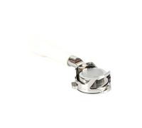 Porte-filtre à café sans fond de 54 mm, compatible avec les modèles Breville 870/875/878/880, avec poignée nue et panier for les modèles Barista 1170/1019(ABS white)