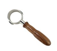 Porte-filtre À Café Sans Fond De 58 Mm, Compatible Avec La Marzocco E61, INEA MINI GS3 FB70 FB80 GB5, Avec Poignée En Bois De Rechange(51MM)