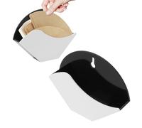 Porte-Filtre à café, Support De Papier Filtre à Café, Suspendu Support De Récipient De Stockage De Papier De Café Acrylique Support en Forme De V pour Bar De Café De Cuisine à Domicile