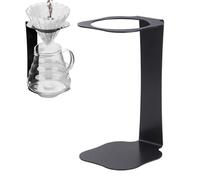 Porte-filtre à café - Support en métal pour cafetière Pour Over - Compact avec base pour moulin à café, station de filtre multifonction portable pour maison camping voyage