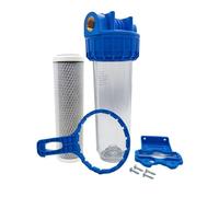 Porte filtre à eau 9"3/4-26/34M - 2 en 1 - Filtration 10 microns et Filtre à charbon actif