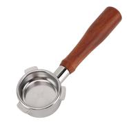 Porte - Filtre Café Bottomless 54mm, Acier Inoxydable 304, Poignée Bois Détachable - Extraction Améliorée, Design Ergonomique, Compatible Machine à Café 8 Series