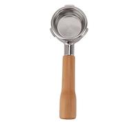 Porte - filtre Café Bottomless 58mm, Acier Inoxydable, Triple Oreille, Accessoire Machine à Café - Amélioration Extraction, Compatible, Durable et Facile à Nettoyer (Style 2)