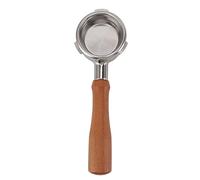 Porte - filtre Café Bottomless 58mm, Acier Inoxydable, Triple Oreille, Accessoire Machine à Café - Amélioration Extraction, Compatible, Durable et Facile à Nettoyer (Style 4)