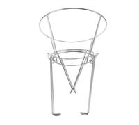 Porte-filtre Conique en Acier Inoxydable, Support Pliable | Base Large et Bras Rabattables, Structure Anti-basculement, pour Cuisines Actives et Bar à Café