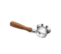 Porte-filtre Naked 54 mm avec poignée en bois pour brassage | Poignée en bois naturel, design ergonomique, réduit la fatigue de la main, parfait pour un usage quotidien pour un barista