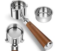 Porte-filtre sans fond de 51 mm 3 oreilles compatible avec la machine caf expresso De-longhi La Specialista EC9335 9155 9355 9665 Panier fil