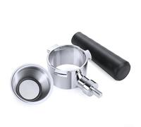 Porte-filtre sans fond de 54 mm avec panier en acier inoxydable et poignée en ABS pour une extraction parfaite de l'expresso, porte-filtre nu, accessoires de café