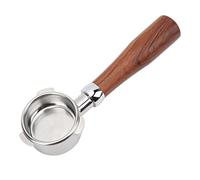 Porte-Filtre sans Fond de 54 Mm, Porte-Filtre Nu Portatif en Acier Inoxydable pour Machine à café Série 8 avec Panier Filtrant Amovible, adapté à la Série 8 (E Cercle