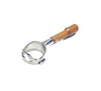 Porte-filtre Sans Fond De 58 Mm Avec Panier 1, 2 Ou 4 Tasses, Compatible Avec Les Machines Breville BES920/980/990, Poignée En Acier Inoxydable, Outils De Barista.(Red wood B,Only handle)