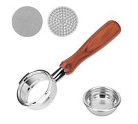 Porte-filtre sans fond de 58 mm pour Modèles E61/Flair58/ECM/Rocket/Sanremo/Synesso/Slayer/VBM - Porte-filtre sans fond de avec écran 2 Puck Screen