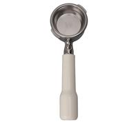 Porte-Filtre Sans Fond En Acier Inoxydable, 58mm, 2 Oreilles, Prise Confortable, Accessoire De Machine à Café Pour Gaggia Baby Evol Ution Blanc