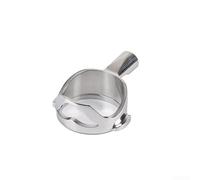 Porte-filtre sans fond en acier inoxydable pour tête de groupe E61 - Poignée de machine à café de 58 mm avec filtre à maille fine - Compatible avec Rocket pour Lelit pour Rancilio ESPRESSOs Maker (A)