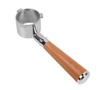 Porte-filtre Sans Fond IKAPE, Compatible Avec Delonghi/Barsetto/Berivlle/Lamarzocco/Welhome/Flair58/ECM/Lelit/wega, Poignée En Bois 51/54/58 Mm.(Delonghi For EC9XXX)