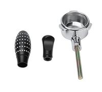 Porte-filtre sans fond, poignée à café en acier inoxydable, bol à filtre fin de 54 mm, matériau de qualité alimentaire, poignée confortable pour machine à expresso, utilisation