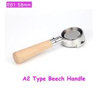 Porte-Filtre Sans Fond Pour Faema,Expobar,Rocket,Rancio,Ladetadr,Lacimbali,Wega,Lelit Mara X,Casadio,Sanpayday O E61,Grouphead,58mm - Type 58mm-A2-Beech-For Rocket-Casadio