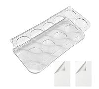 Porte-flacons de rangement 10 Compartiments Transparents Mural