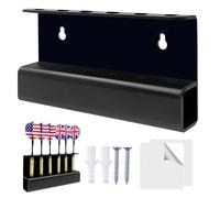 Porte-fléchettes - Acrylique | Porte-fléchettes en acrylique | Support mural pour support d'art | Śupporto pour fléchettes d'entraînement er Montage mural, Pṣer Sale Jeux Extérieur, Chambre, Noir