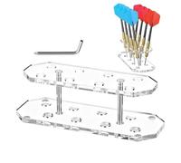 Porte-Fléchettes, Presentoir Anglé en Acrylique avec Capacité 8 Étagère de Rangement, Organisateur De Fléchettes Pour Bureau, Pour Amis Maison Bar Salle de Jeux Bureau Table Intérieur