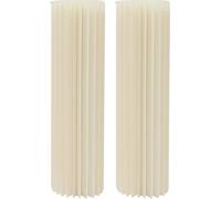 Porte-fleurs en carton, style moderne, couleur blanche, design, 2pcs