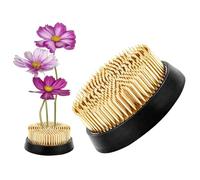 Porte-fleurs en forme de grenouille - Pour arrangements de vases - Aiguille en cuivre - Support en métal pour décoration de jardin - Arrangement floral en plein air