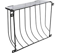 Porte-Foin à Visser, 22 × 16 × 6 cm, Noir