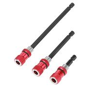 Porte-foret magnétique à tige hexagonale à dégagement rapide, extension de tournevis solide et durable en acier au chrome vanadium adapté aux embouts à tige hexagonale 1/4 (60-100-150)