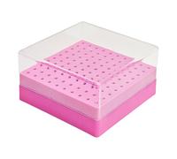 Porte-forets de manucure portable 100 conteneurs transparents de rangement pour salon ou usage domestique